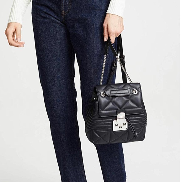 Furla Fortuna Small Black Backpack - Picture 3 of 8